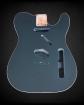 ADP Guitar Parts Tele Nitro Gloss Body, Double Binding, Alder 2P