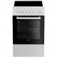 Beko Cuisini�re Vitroc�ramique 60l 4 Feux Blanc FSS57100GW