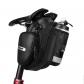 Sacoche de Selle de V�lo pour Bouteille d'Eau Noir Polyester