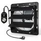 300 mm Ventilateur d'Extraction � Volets 1650 m�-h Noir M�tal Industriel Garage