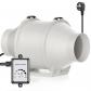 100mm Ventilateur d'Extraction 366m�-h Extracteur d'Air de Ventilation Plastique