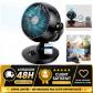 WOWDSGN Ventilateur de Table Silencieux 24dB, Circulation d'Air Turbo, 3