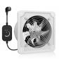 200 mm Extracteur d'Air R�glable 986 m�-h Ventilateur Mural Silencieux M�tal