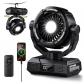 Ventilateur de Camping de T�te Secouante en Plein Air Batterie 20000mAh Noir