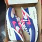 Nike Air Max Baskets Homme EU 43 Blanc Bleu Rose Rembourr�es Lacets Bas