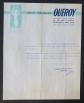 Facture 1960 PARIS Hydroth�rapie robinetterie QUEROY pin up illustr�e 117