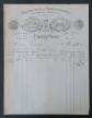 Facture LYON 1879 PASSEMENTERIE la Tour du Pin  ANDRE NEVEU   illustr�e 79