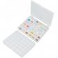 2 Bo�te de Bobines Vides � 36 Emplacements de Rangement Clair Plastique