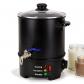 Cire Bougie Fonder 6L Fondoir � Cire 1000W pour Fabrication de Bougies Noir