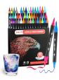 Pinceau & Fine Feutre Acrylique Double Pointe Couleur Plastique Classique