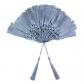 Pompons Doux et Soyeux Faits � la Main en Fil Dentaire 13 cm Bleu Lot de 100