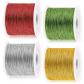Rouleaux de Fil M�tallique de 90 m de Long Bijoux Nylon Multicolore Lot de 4